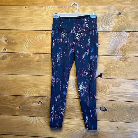 Victoria's Secret Pants - Victoria Sport‎ Womens Leggings Sm yoga workout athlete pockets splattered paint